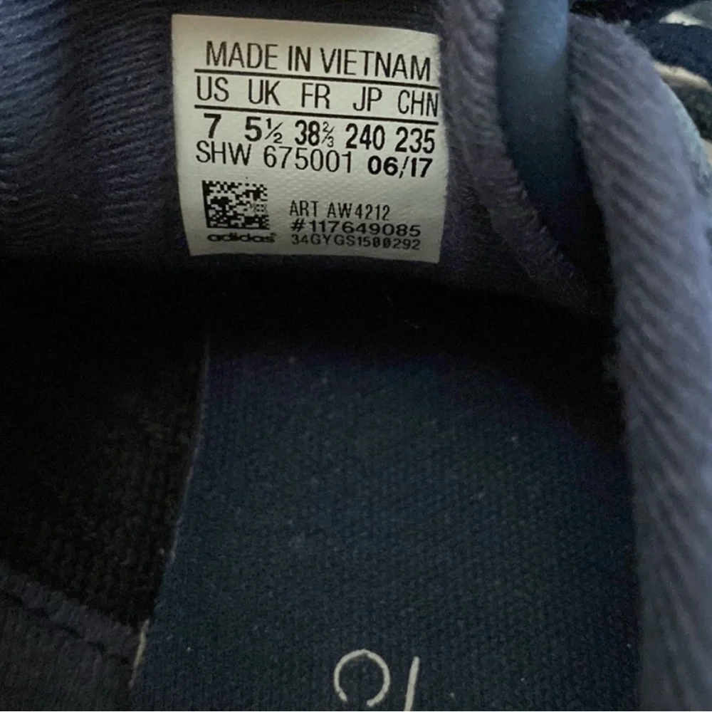 💙Adidas Navy Sneakers 💙 - Picture 8 of 8